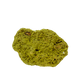 Primary display face of a 134 gram nontronite specimen, no. 20, its rounded olive-green growths covering weathered host rock.