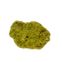 Primary display face of a 134 gram nontronite specimen, no. 20, its rounded olive-green growths covering weathered host rock.