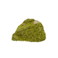 Reverse side of a rare nontronite specimen, no. 21, weighing 106 grams with chartreuse coloration throughout.