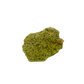 Nontronite no. 21 from the left profile, 2.26 inches long, its chalky green surface untreated and as-mined.