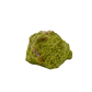 Untreated Brazilian nontronite, specimen no. 21, right profile, 1.92 by 2.76 inches of yellow-green botryoidal growth.