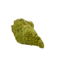 Specimen no. 21 of Minas Gerais nontronite, primary display face, olive-green bubbles built up over a 2.76 inch height.