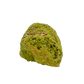 Nontronite no. 22 seen from the right profile: 324 grams of iron-rich smectite clay in chartreuse and olive tones.