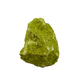 Top-down view of nontronite specimen no. 24, 3.17 inches wide, with soft botryoidal texture over exposed matrix.