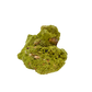 Untreated Brazilian nontronite, specimen no. 25, right profile, 2.30 by 2.81 inches of yellow-green botryoidal growth.