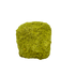 Primary display face of a 114 gram nontronite specimen, no. 26, its rounded olive-green growths covering weathered host rock.