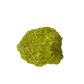 Specimen no. 27 of Minas Gerais nontronite, primary display face, olive-green bubbles built up over a 2.69 inch height.