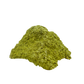 Primary display face of a 160 gram nontronite specimen, no. 28, its rounded olive-green growths covering weathered host rock.