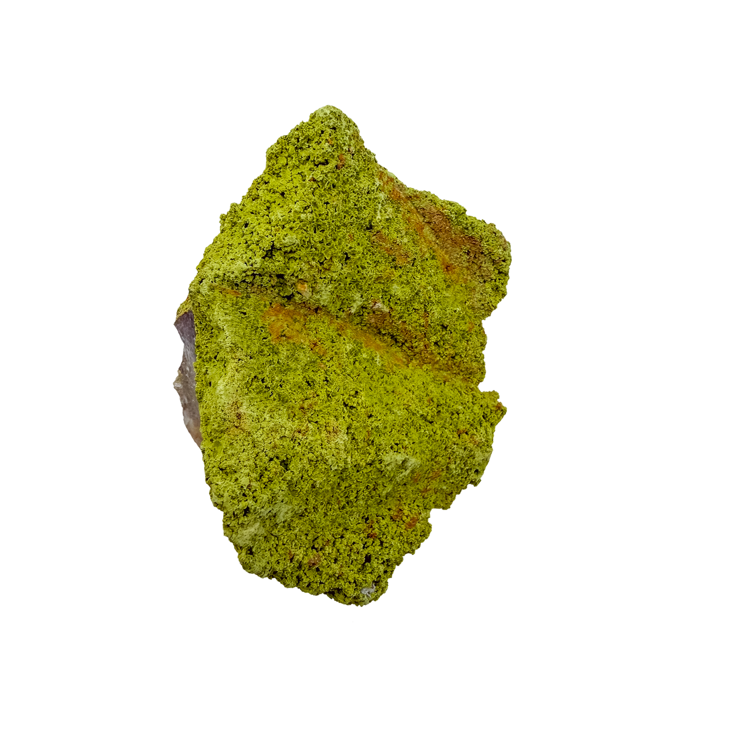 Botryoidal nontronite from Brazil, specimen no. 28, angled three-quarter view, measuring 3.15 by 3.03 by 1.59 inches at 160 grams.
