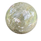 Bottom side of Grade AA Ocean Jasper polished sphere, from Sofia, Madagascar, showing natural texture.