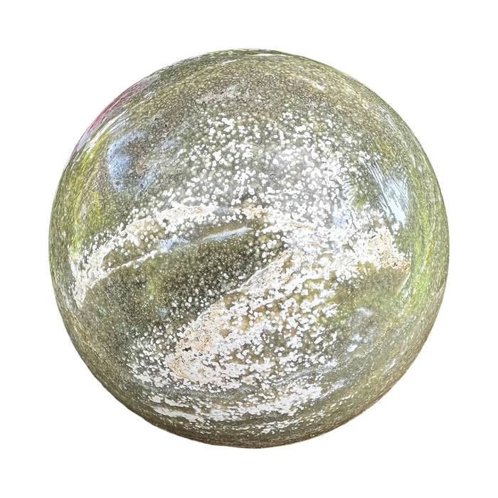 Ocean Jasper Crystal Spheres for Emotional Healing, Love & Stress Relief — green polished from Madagascar