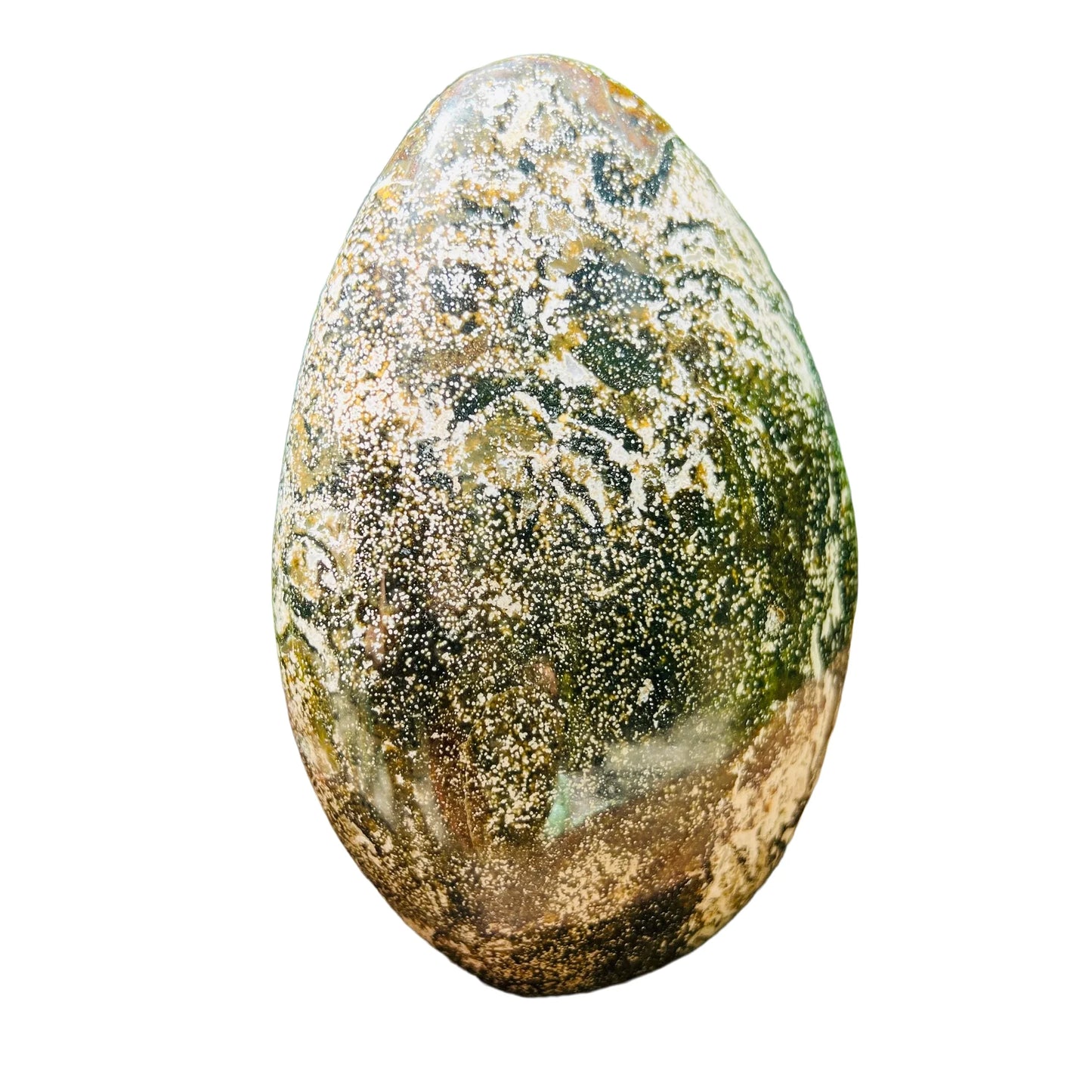 Detail capture of Ocean Jasper freeform, showing natural variation, sourced from Sofia, Madagascar.