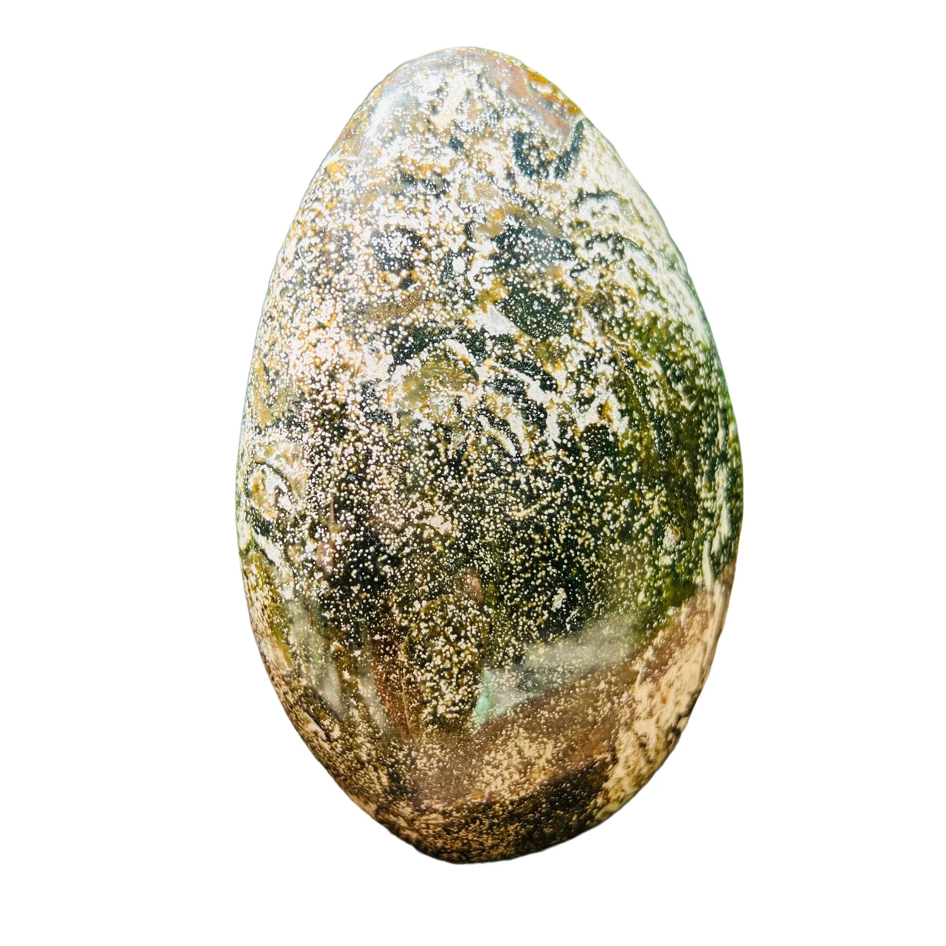 Detail capture of Ocean Jasper freeform, showing natural variation, sourced from Sofia, Madagascar.