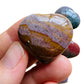 Full profile of Grade AA Ocean Jasper heart ready to ship from Beyond Bohemian