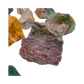 Alternate angle of Grade AA Ocean Jasper raw stones from Madagascar showing overall shape and texture