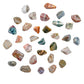 AA Ocean Jasper tumbled stones, full scatter, 1 to 1.5 inch, orbicular patterns, Madagascar