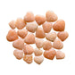 Polished Orange Calcite Hearts to support Creativity, Energy & Sacral Chakra Support — orange polished, AA Madagascar-sourced
