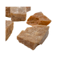 Top view of Peach Moonstone raw stone showing adularescent shimmer