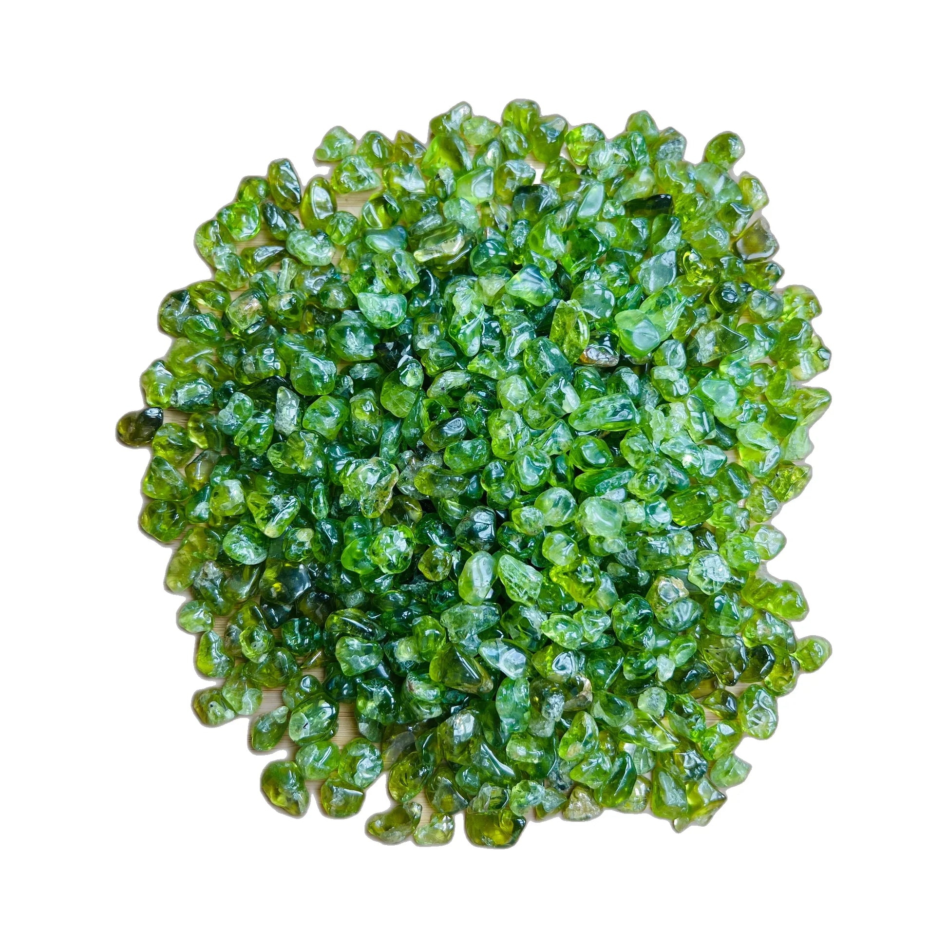Peridot Crystals for Abundance, Confidence & Emotional Healing — green polished, AA grade from Arizona