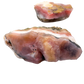 Pink Opal rough crystals showing soft pink color and natural matrix, ethically sourced from Peru by Beyond Bohemian