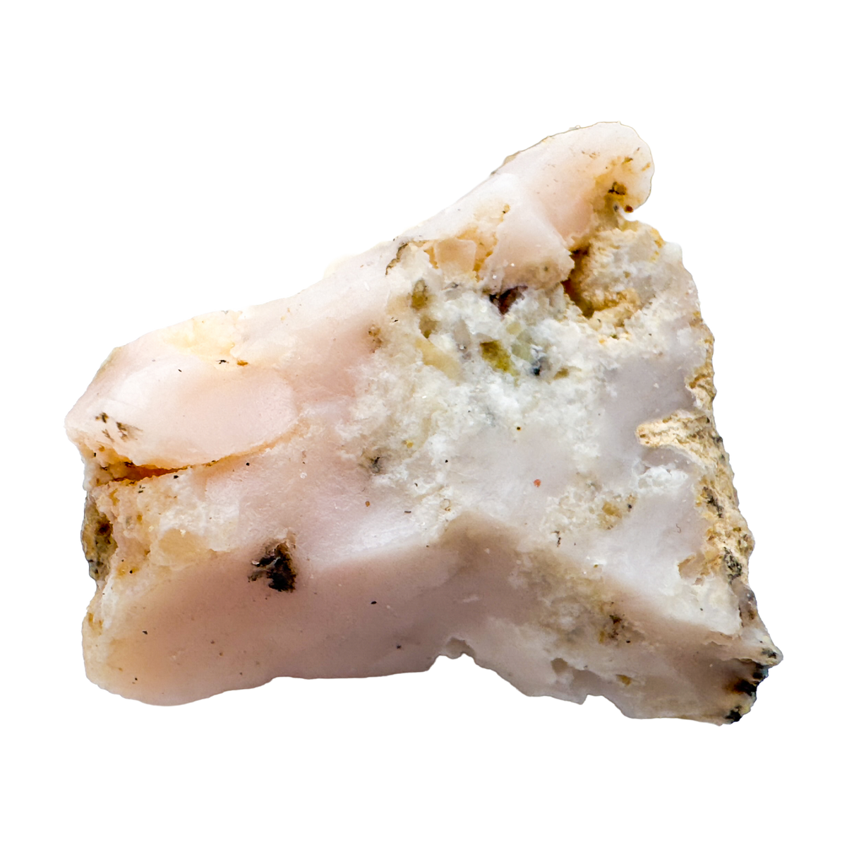 Close grouping of Grade A Pink Opal raw pieces from Arequipa