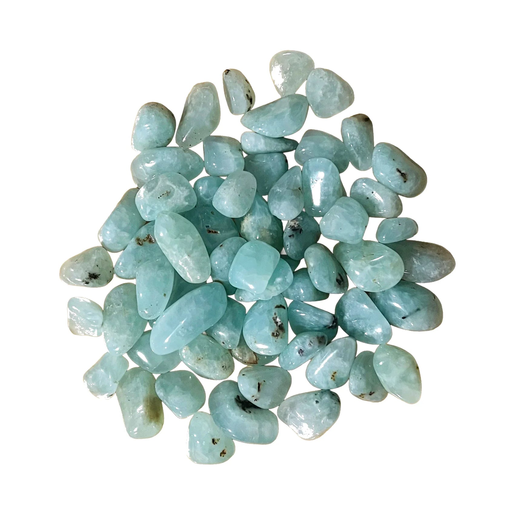 Prehnite Crystals for Emotional Healing, Healing, Manifestation & Heart Chakra Support — green polished, AA grade from Namibia