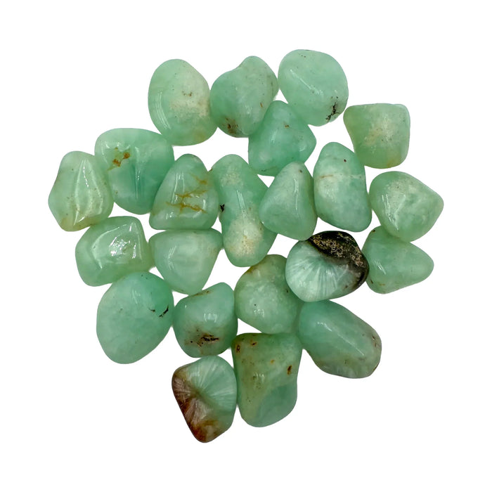 Prehnite Crystals for Emotional Healing, Healing & Manifestation — green polished, AA directly from Namibia