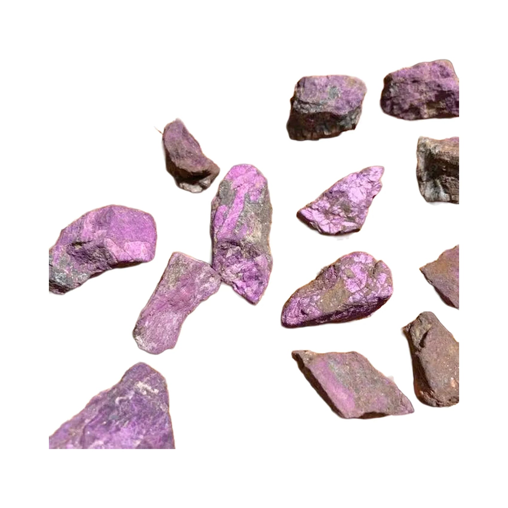 Purpurite raw stones from Namibia, A grade