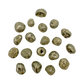 Pyrite Tumbled Stones for Abundance, Confidence & Manifestation — gold metallic, AA grade from Peru
