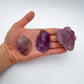 Back view of Grade AA Ametrine raw showing natural surface