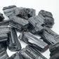 Base detail of Grade AA Black Tourmaline raw