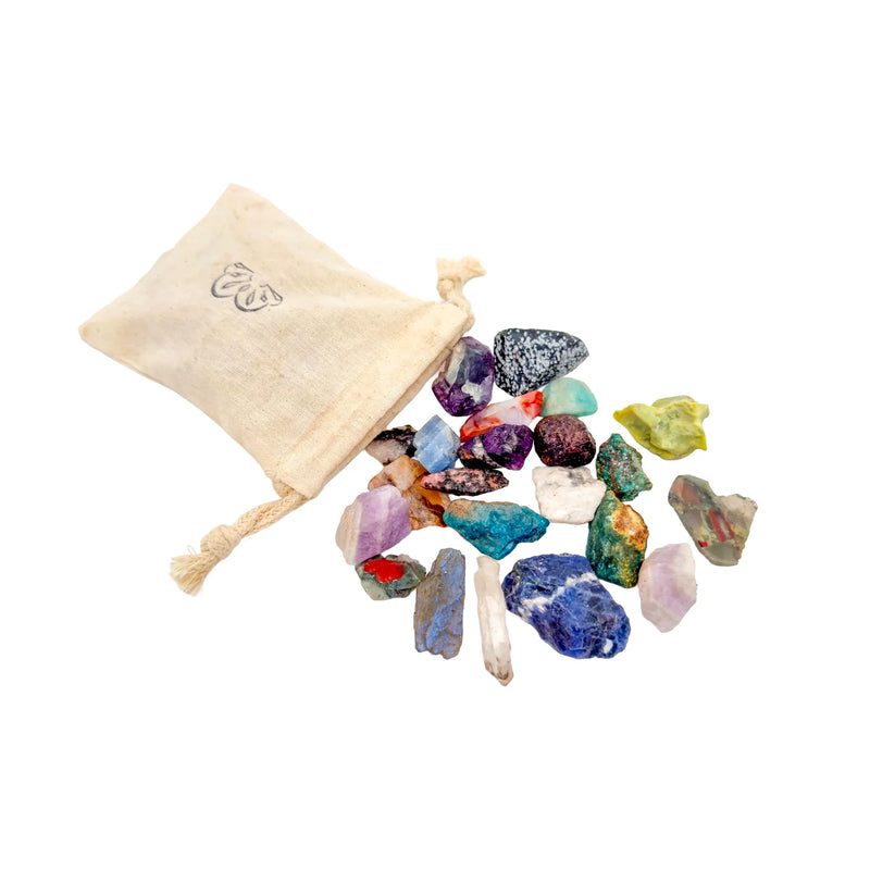 Raw Crystal Mystery Bag - ethically sourced mixed raw crystals