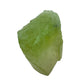 Watermelon Tourmaline Raw Crystals, A Grade, Brazil: one raw piece on a white background, light green throughout