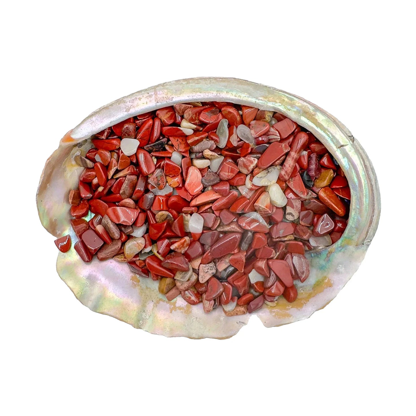 Red Jasper Crystal Chips for Confidence, Energy & Grounding — beginner-friendly red small tumbled, A grade South Africa-sourced