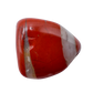 Detail view of AA Grade Red Jasper tumbled stone from Northern Cape, South Africa