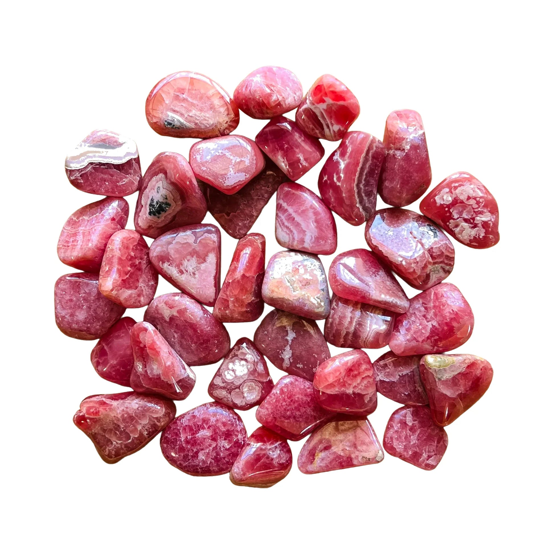 Rhodochrosite Crystals for Emotional Healing, Love & Self-Love — pink polished, hand-selected AA directly from Argentina