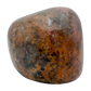 Rhodonite polished free form from Zimbabwe, alternate view