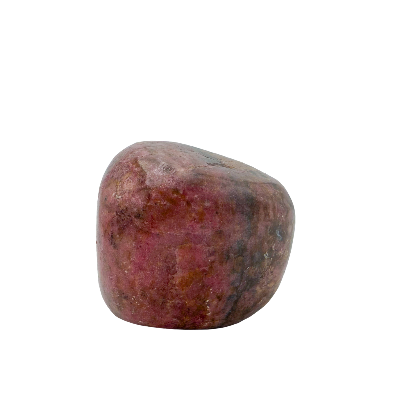 Rhodonite polished free form from Zimbabwe, alternate view