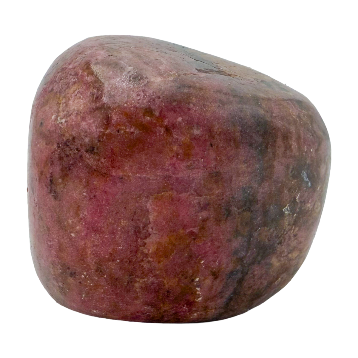 Rhodonite polished free form from Zimbabwe, alternate view
