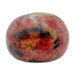 Rhodonite polished free form from Zimbabwe, alternate view