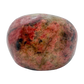 AA grade Rhodonite polished free form from Masvingo, Zimbabwe, rose pink with black manganese veining