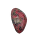 AA grade Rhodonite polished free form from Masvingo, Zimbabwe, rose pink with black manganese veining