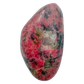 Rhodonite polished free form from Zimbabwe, alternate view