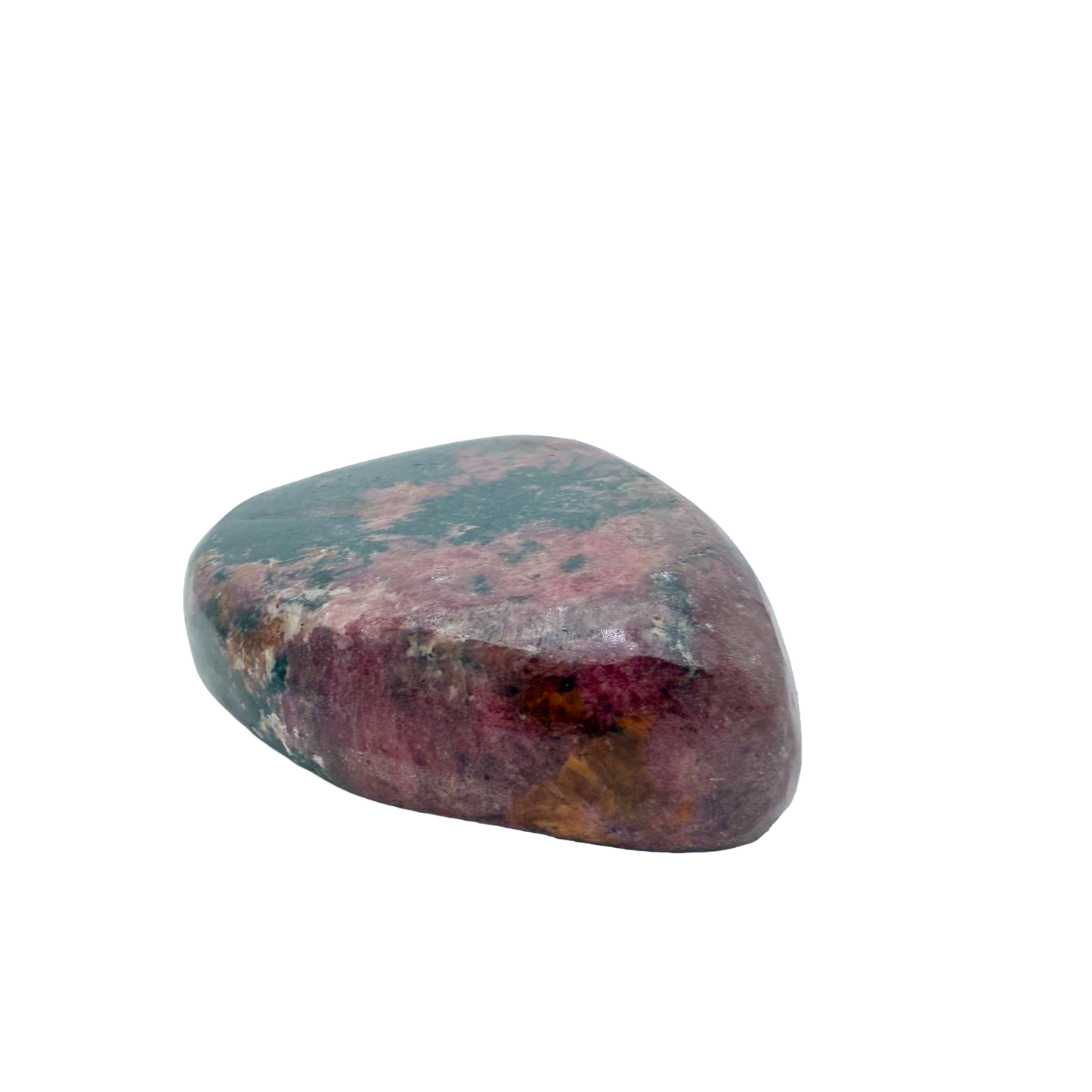 Rhodonite polished free form from Zimbabwe, alternate view
