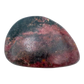 Rhodonite polished free form from Zimbabwe, alternate view