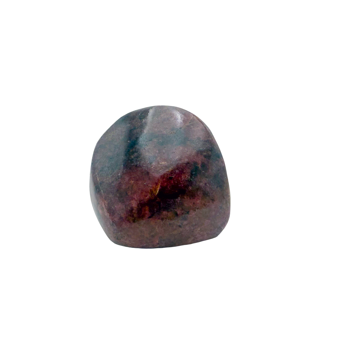 Rhodonite polished free form from Zimbabwe, alternate view