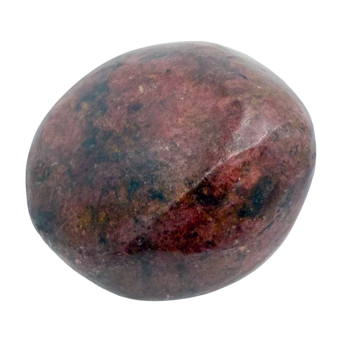 Rhodonite polished free form from Zimbabwe, alternate view