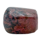Rhodonite polished free form from Zimbabwe, alternate view