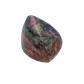 Rhodonite polished free form from Zimbabwe, alternate view