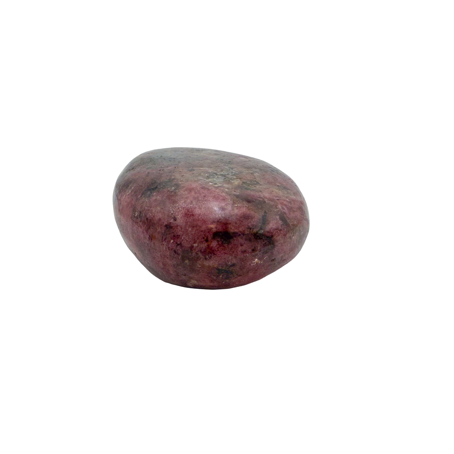 Rhodonite polished free form from Zimbabwe, alternate view